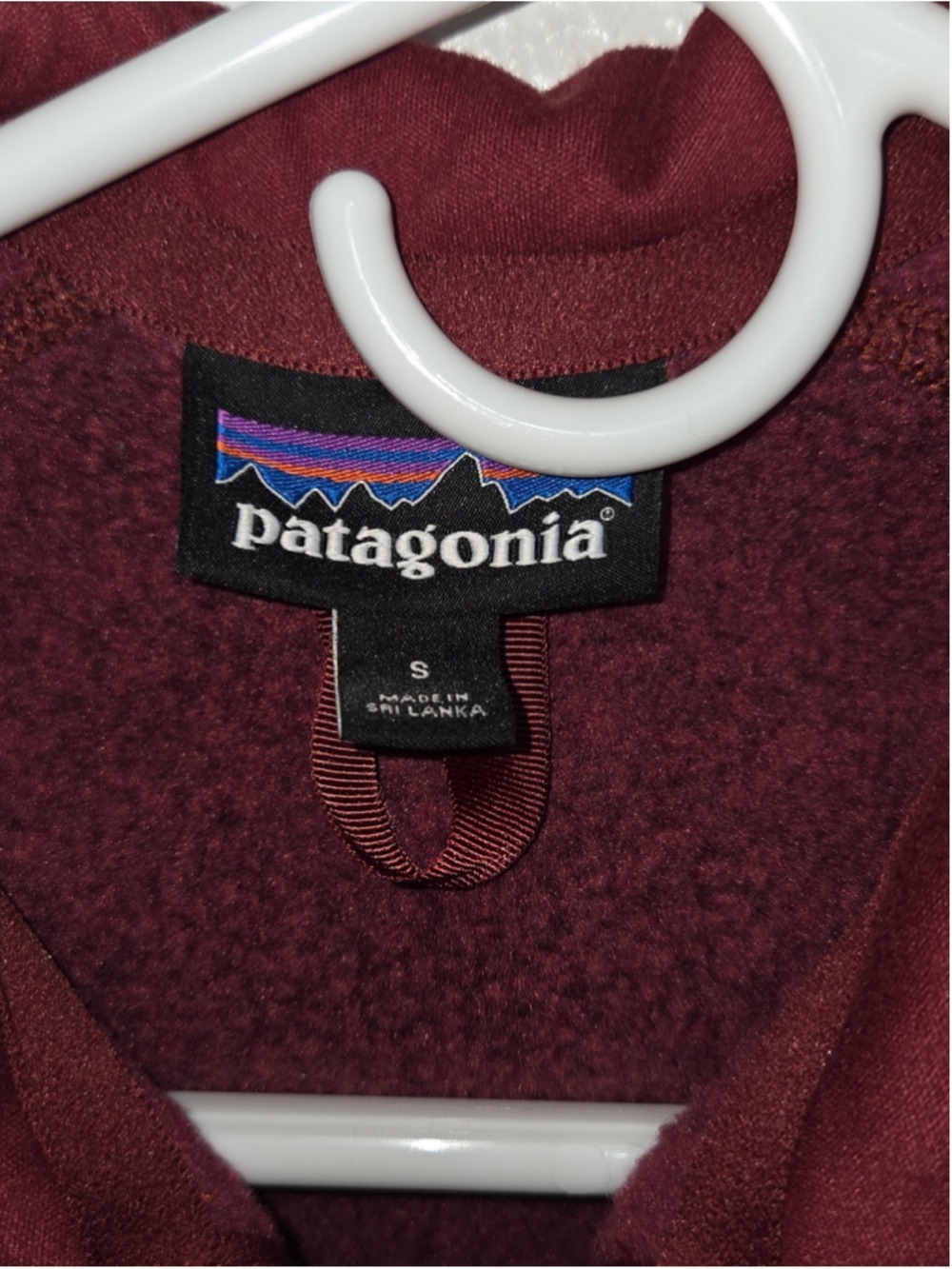 Patagonia Better Sweater Fleece Jacket Women's Size Small Burgundy Full Zip - Picture 5 of 13